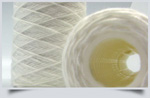Water, air and fluids filtering solutions: pleated filter cartridges and wound cartridges